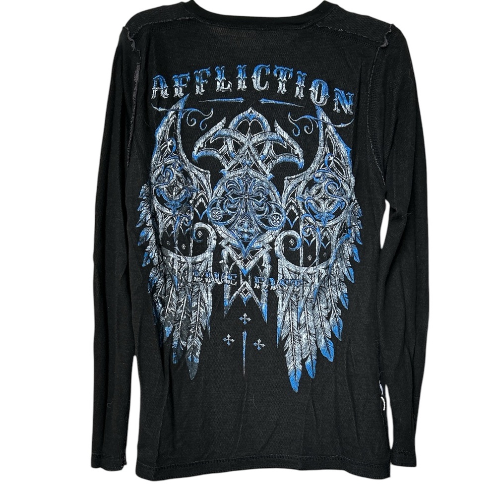 Affliction thermal gray and black - Picture 6 of 6
